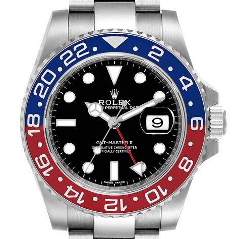 rolex mens watch white red blue|rolex pepsi 2022 price.